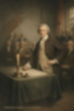New historically grounded artwork of Charles Carroll of Carrollton signing the Declaration of Independence in 1776