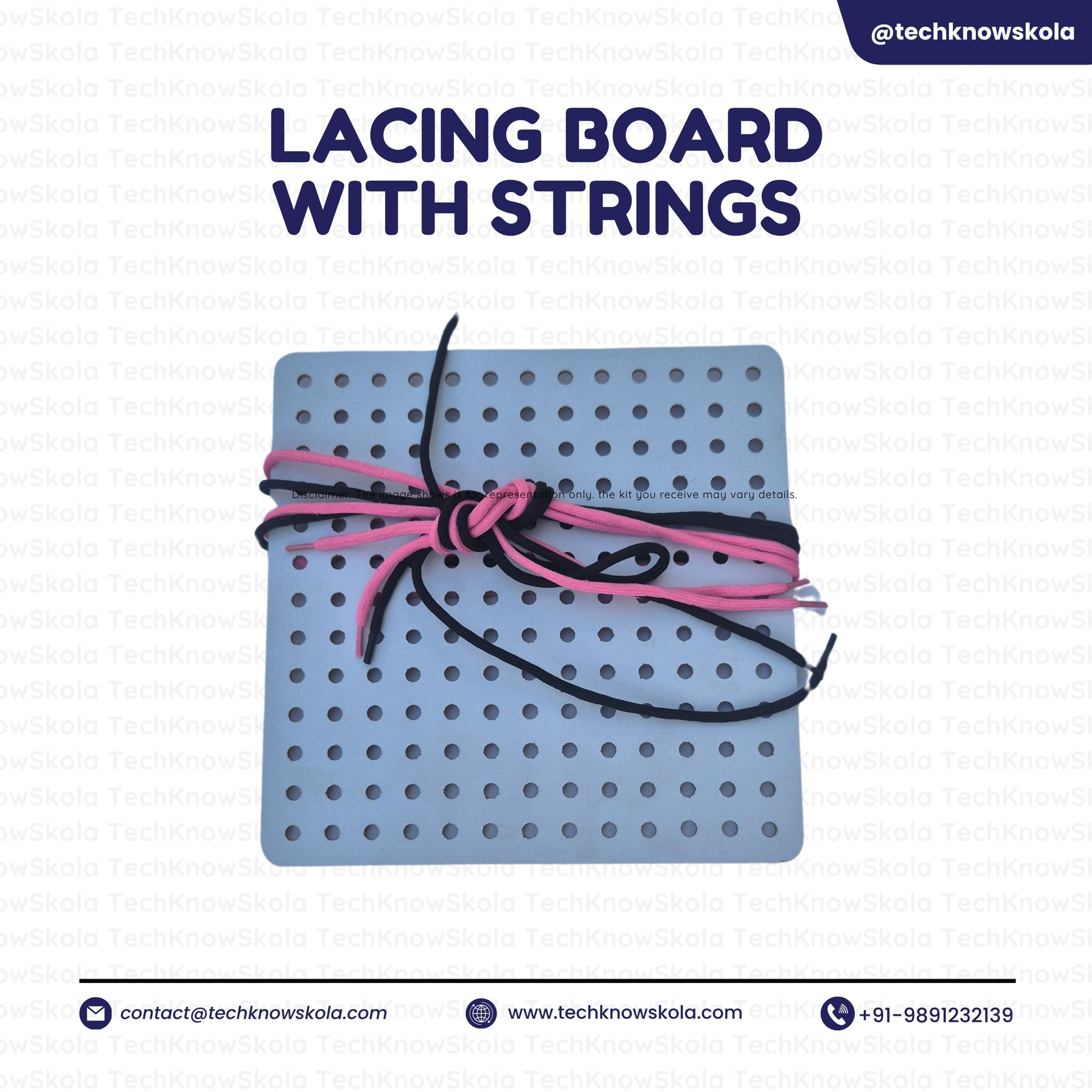Lacing Board With Strings