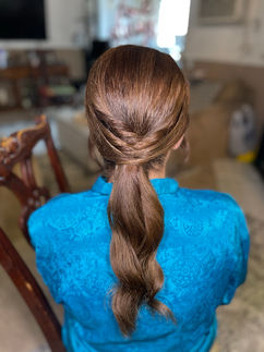 Bridesmaid Ponytail Updo