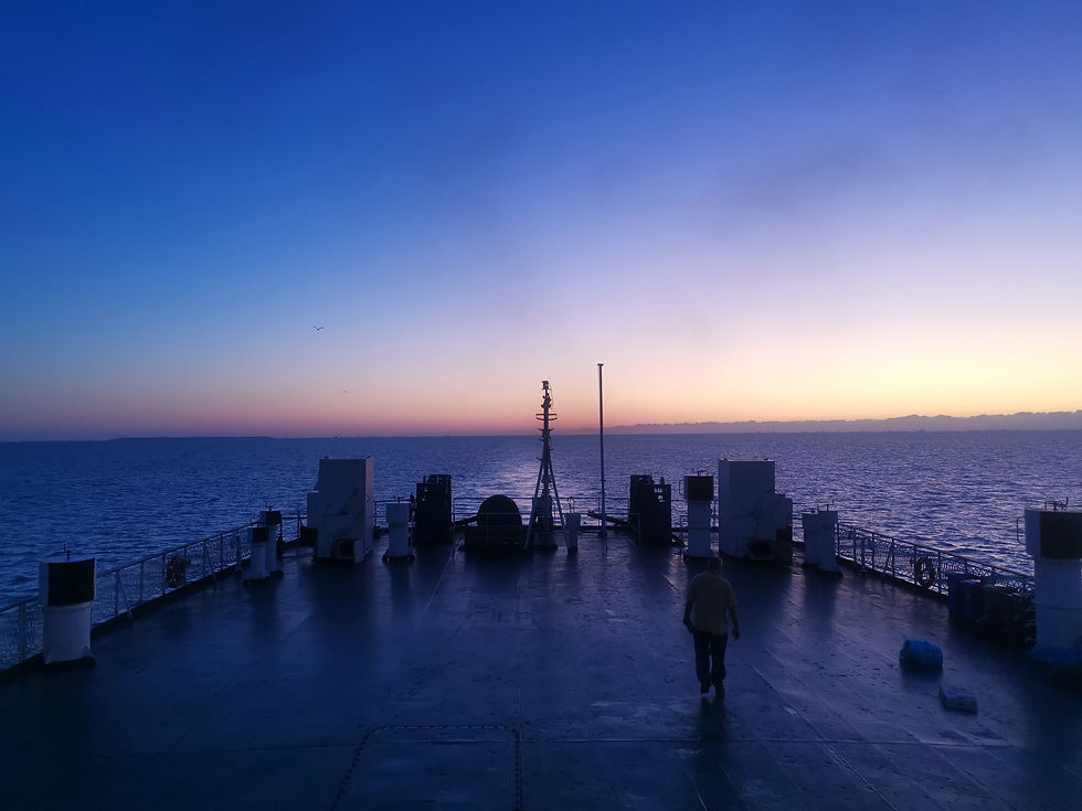 The Caspian Sea Ferry