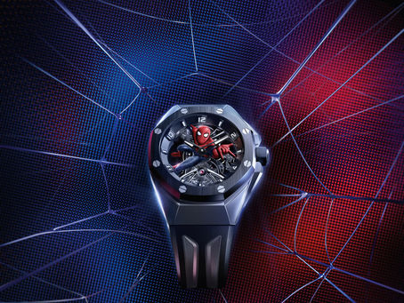 愛彼 x MARVEL 全新ROYAL OAK CONCEPT皇家橡樹概念系列陀飛輪「SPIDER-MAN」腕錶