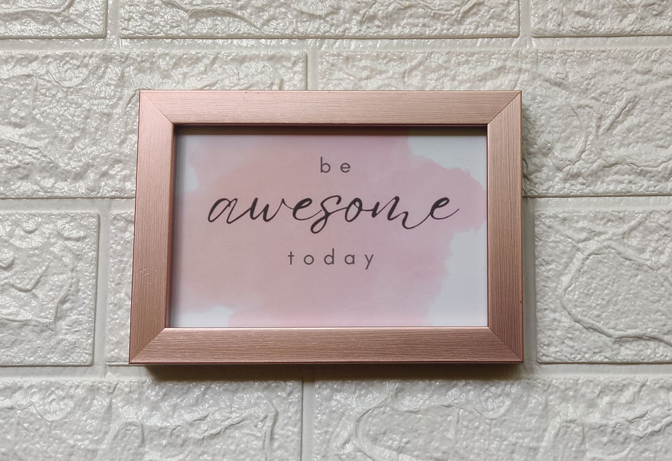 BE AWESOME | WALL FRAME