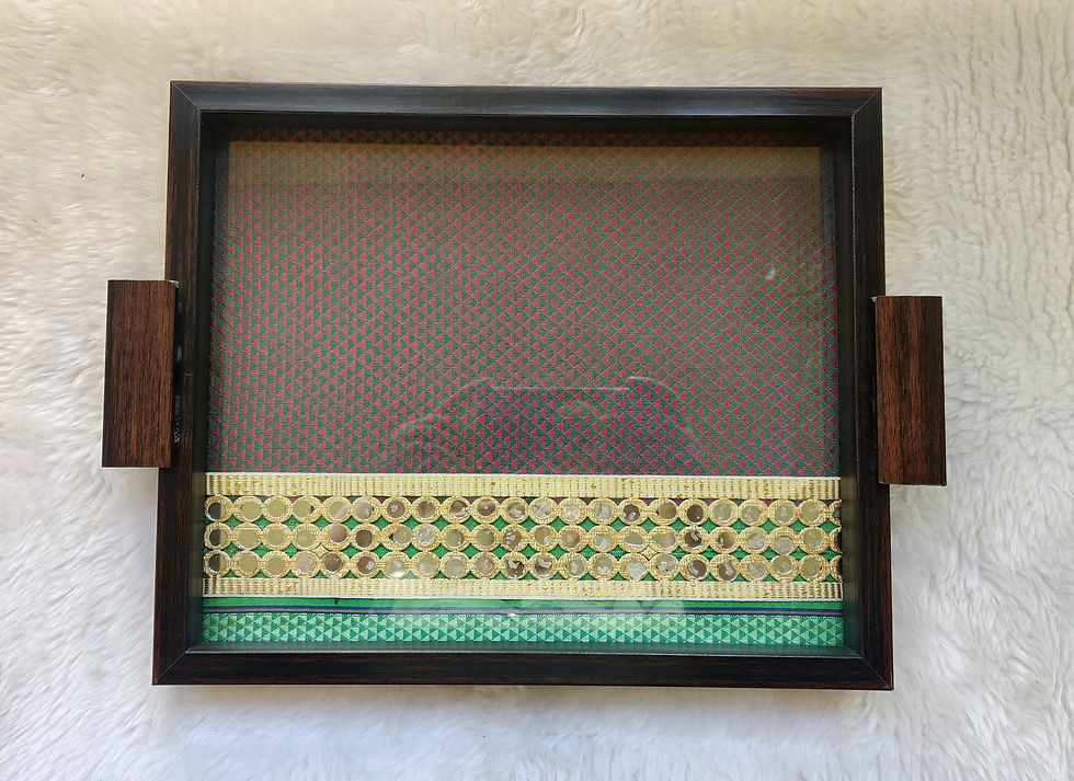 GREEN KHUN SERVING TRAY