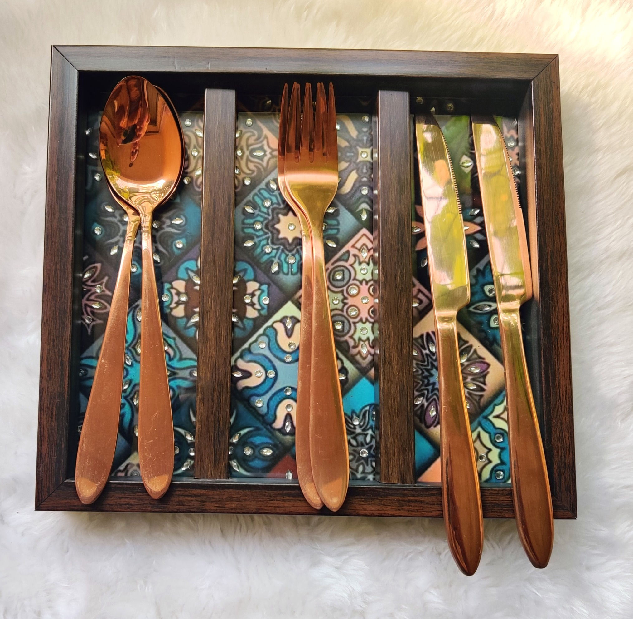 MULTI MANDALA TABLE ORGANISER