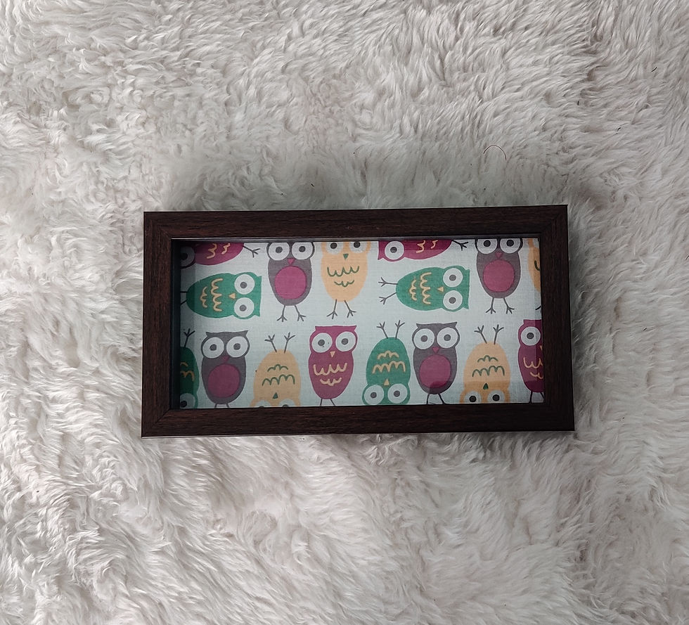 OWL PRINT TRAY