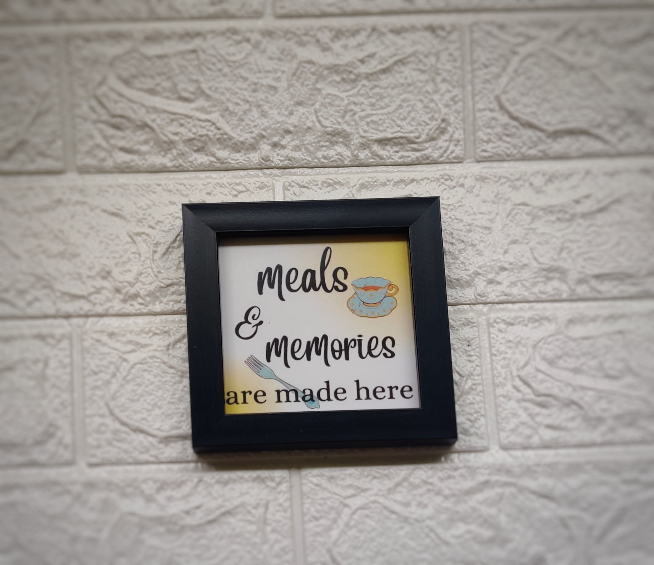 MEALS AND MEMORIES| WALL FRAME