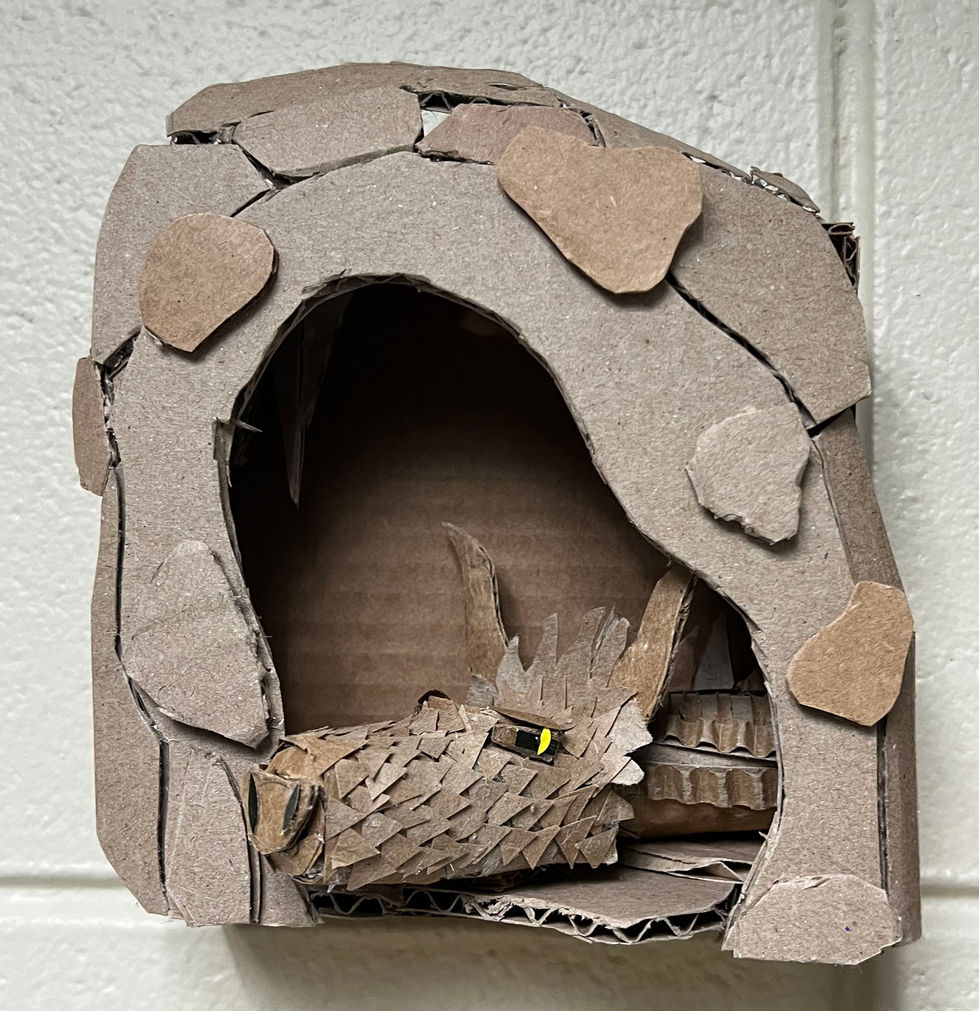 Dragon Cardboard Display