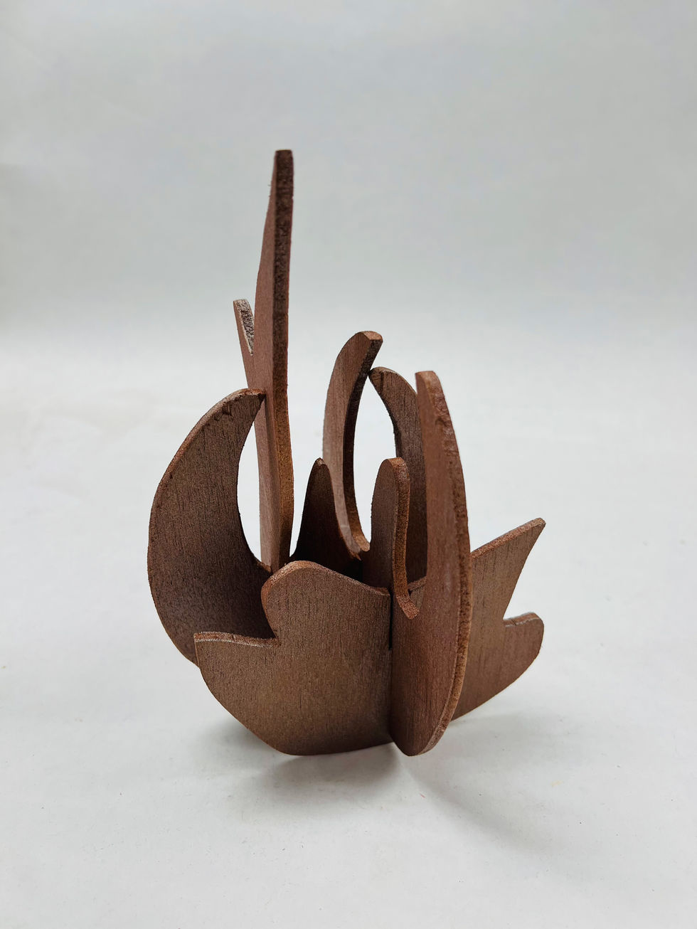 3D Fire Flower Sculpture 