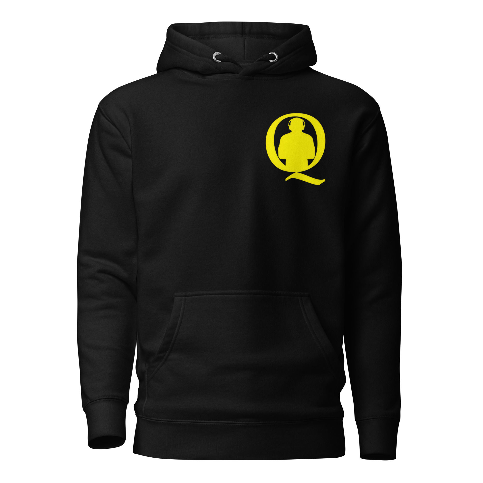 Q1 Black w/Gold Logo "FAM" Unisex Hoodie