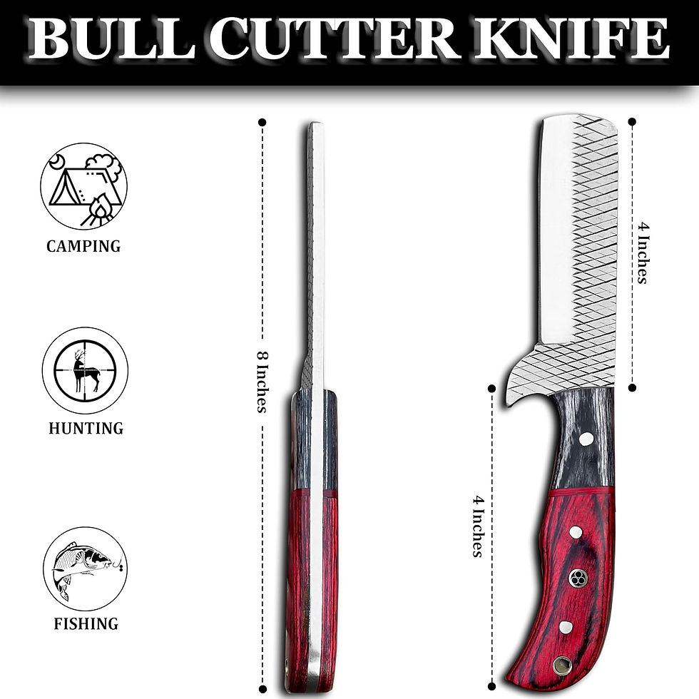 Thumbnail: Cowboy Knives with Leather Sheath