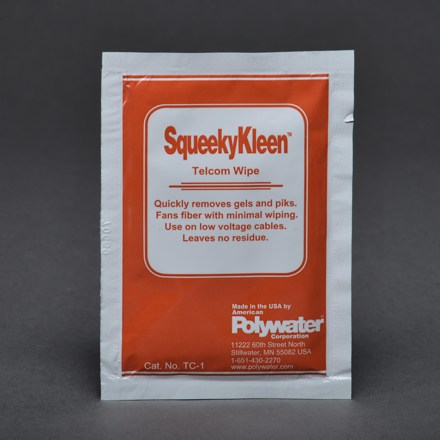 SqueekyKleen™ Cleaner-Single Towelette { TC-1