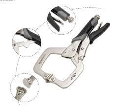 Amazon Basics Adjustable Metal Face Clamps for Woodworking, Welding, or Repairs,