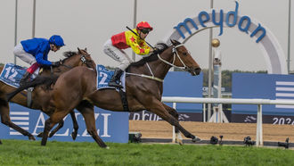 2024年4月3日香港中華出入口商會七十周年盃賽日加州系攻破杜拜 香港馬無後難繼