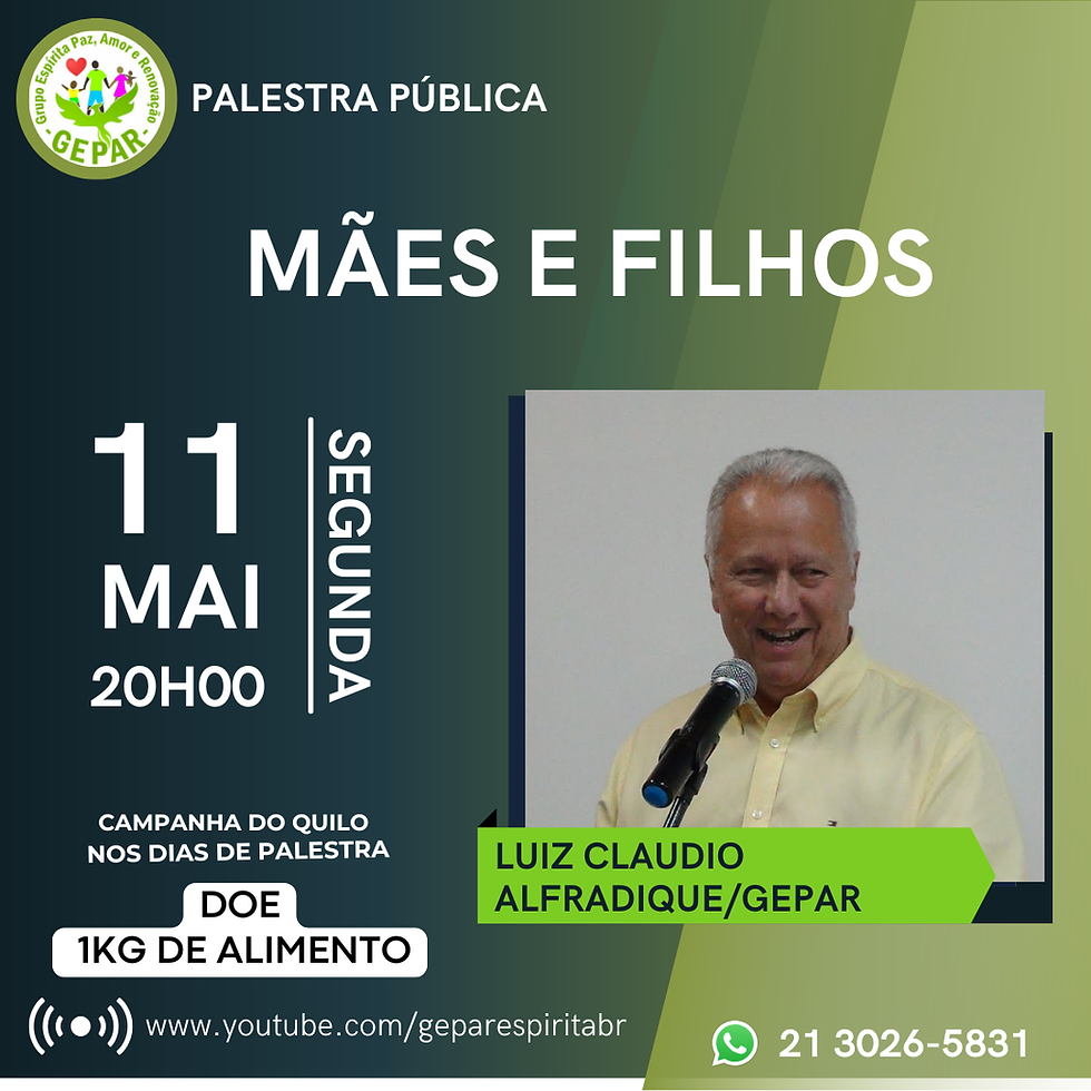 Palestra pública presencial