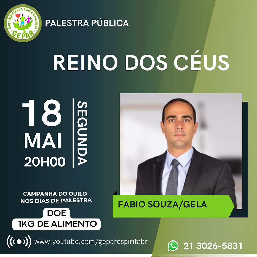 Palestra pública presencial