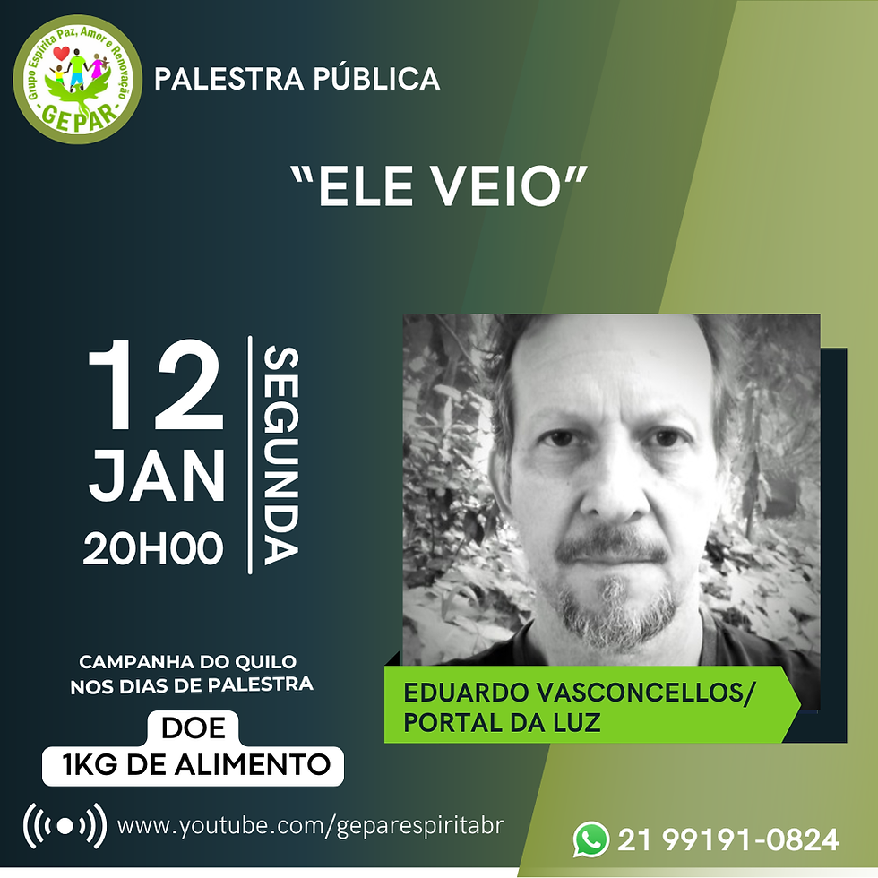 Palestra pública presencial