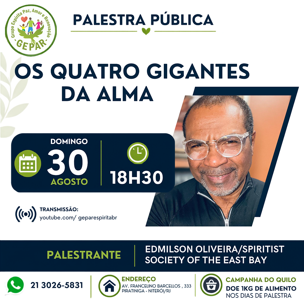 Palestra pública presencial