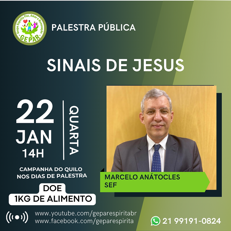 Palestra pública presencial