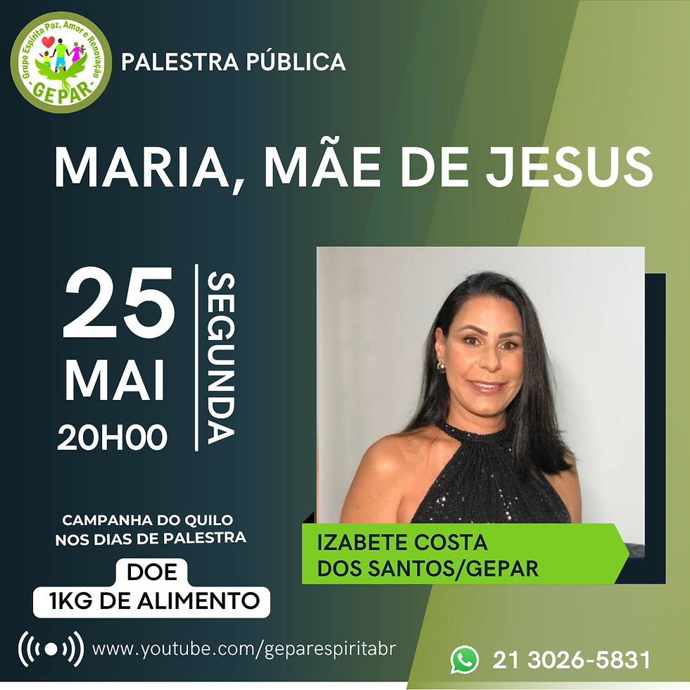 Palestra pública presencial