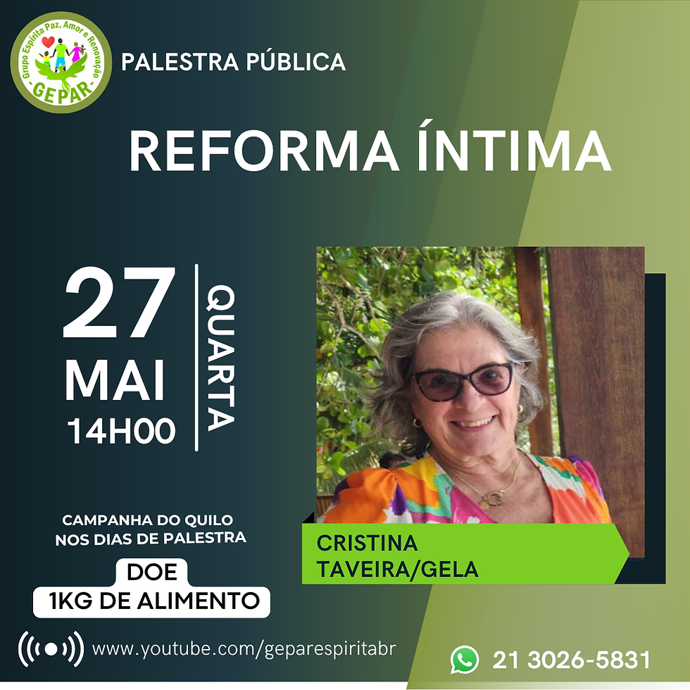 Palestra pública presencial
