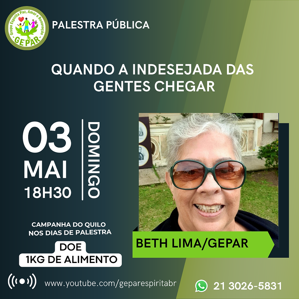 Palestra pública presencial