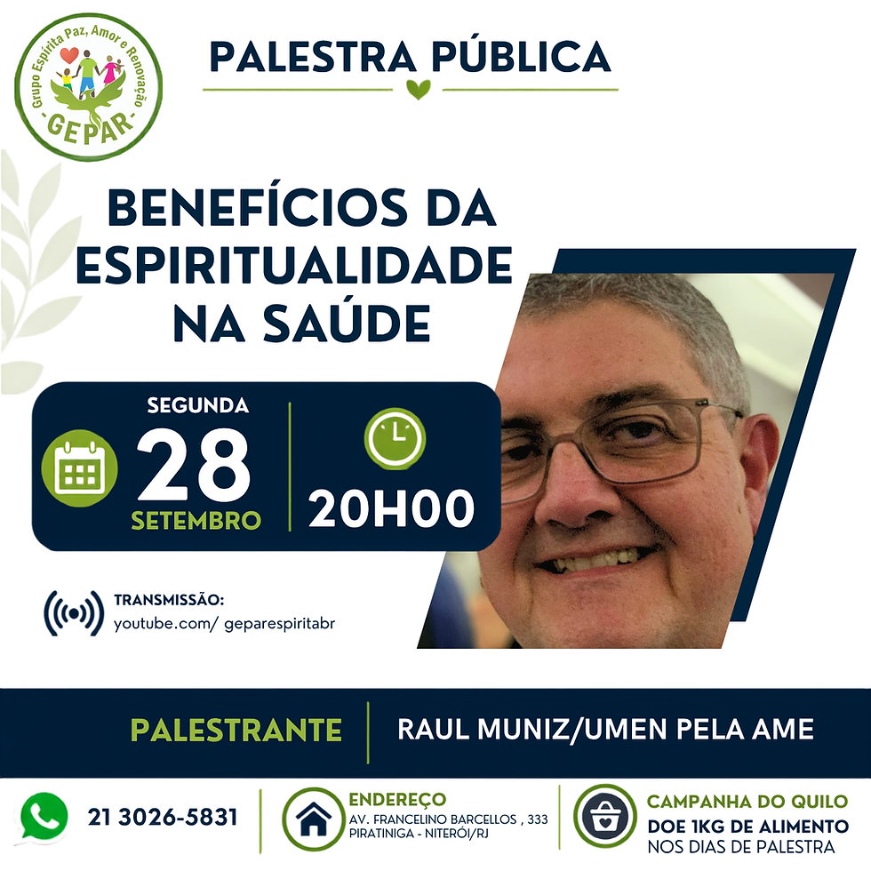 Palestra pública presencial