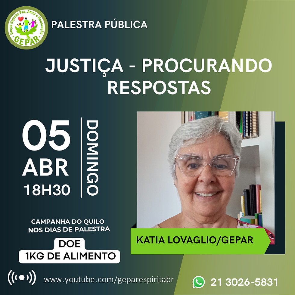 Palestra pública presencial