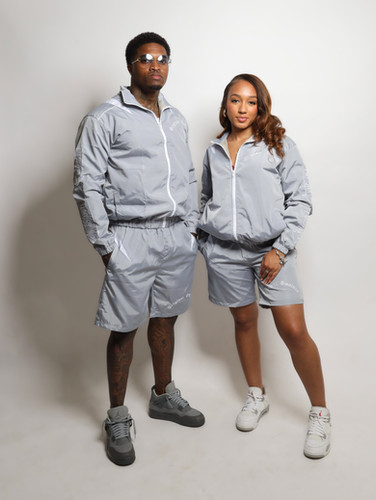 Grey Wind Breaker Set | Ownlane