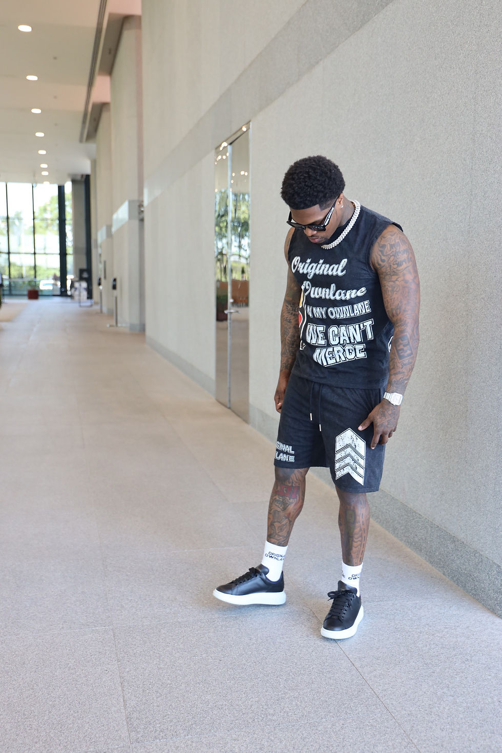 Thumbnail: Black Washed TankTop Set