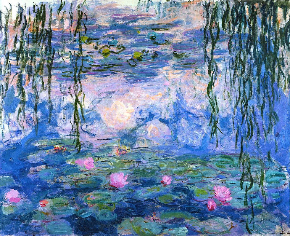 Claude Monet painting