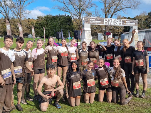 Getting muddy for a purpose!