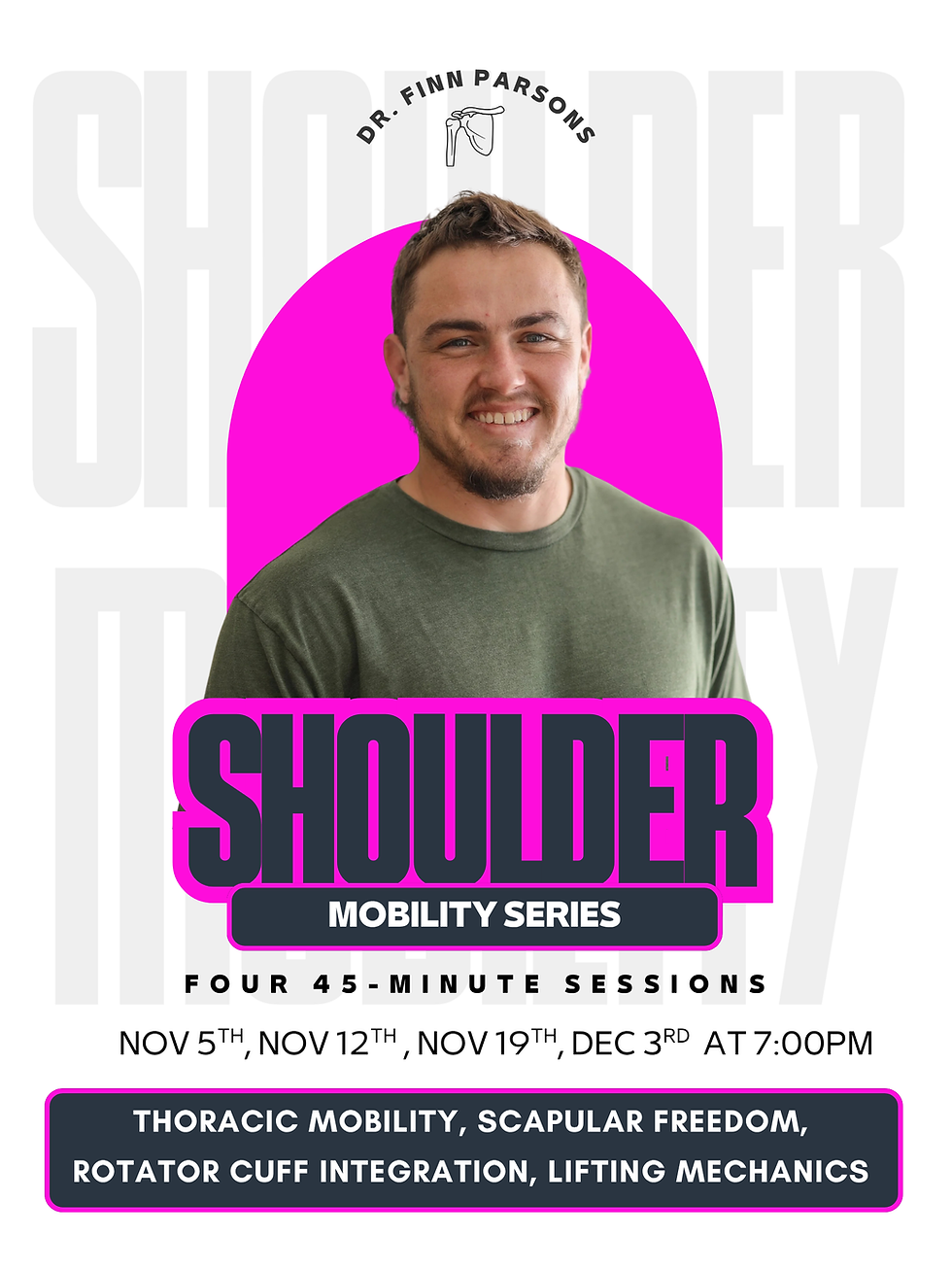 Shoulder Series with Dr. Finn