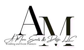A. Marie Events Pink and Black Logo.png