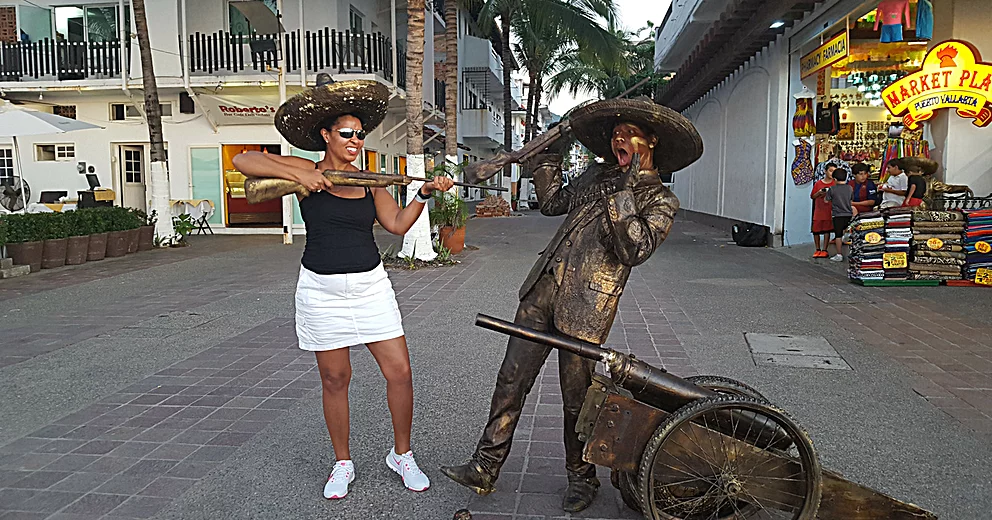 Anita at Puerta Vallarte Boardwalk