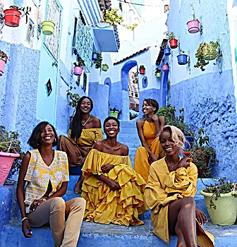 Relaxing girls trip