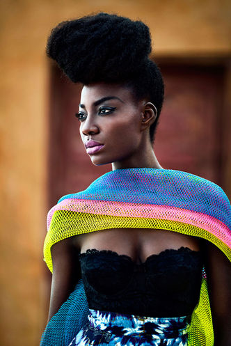 Black Model Color Retouch Nets Nana kofi Acquah
