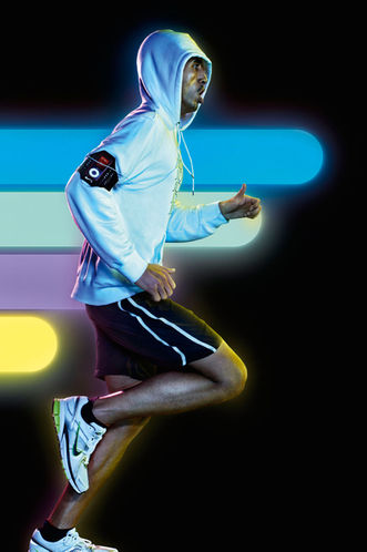 Nike running composite retouch color