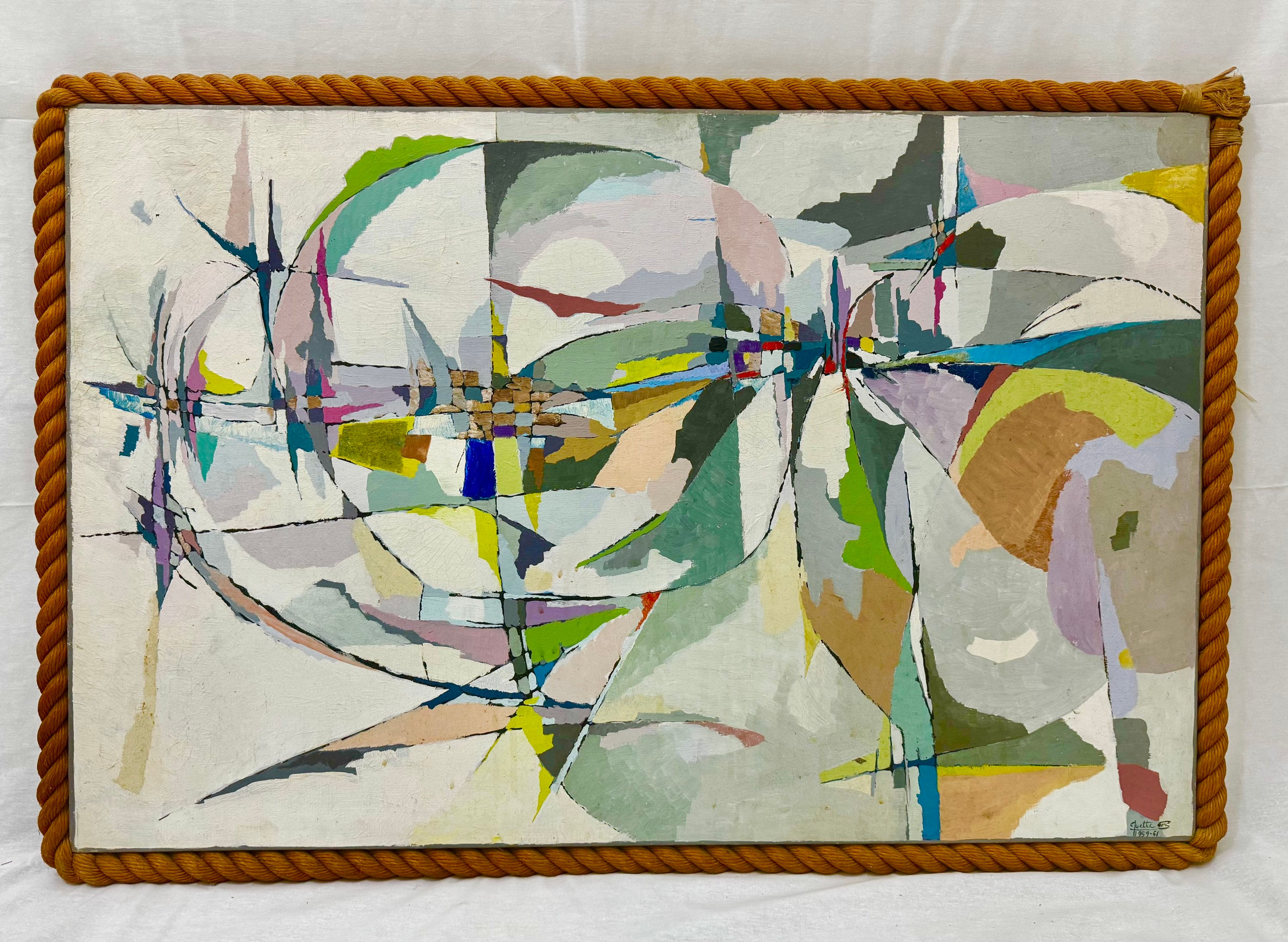 Yvette Szczupak Thomas (1929-2003) - Landscape and Gust of wind