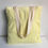 Miniature : Sac-serviette jaune vanille
