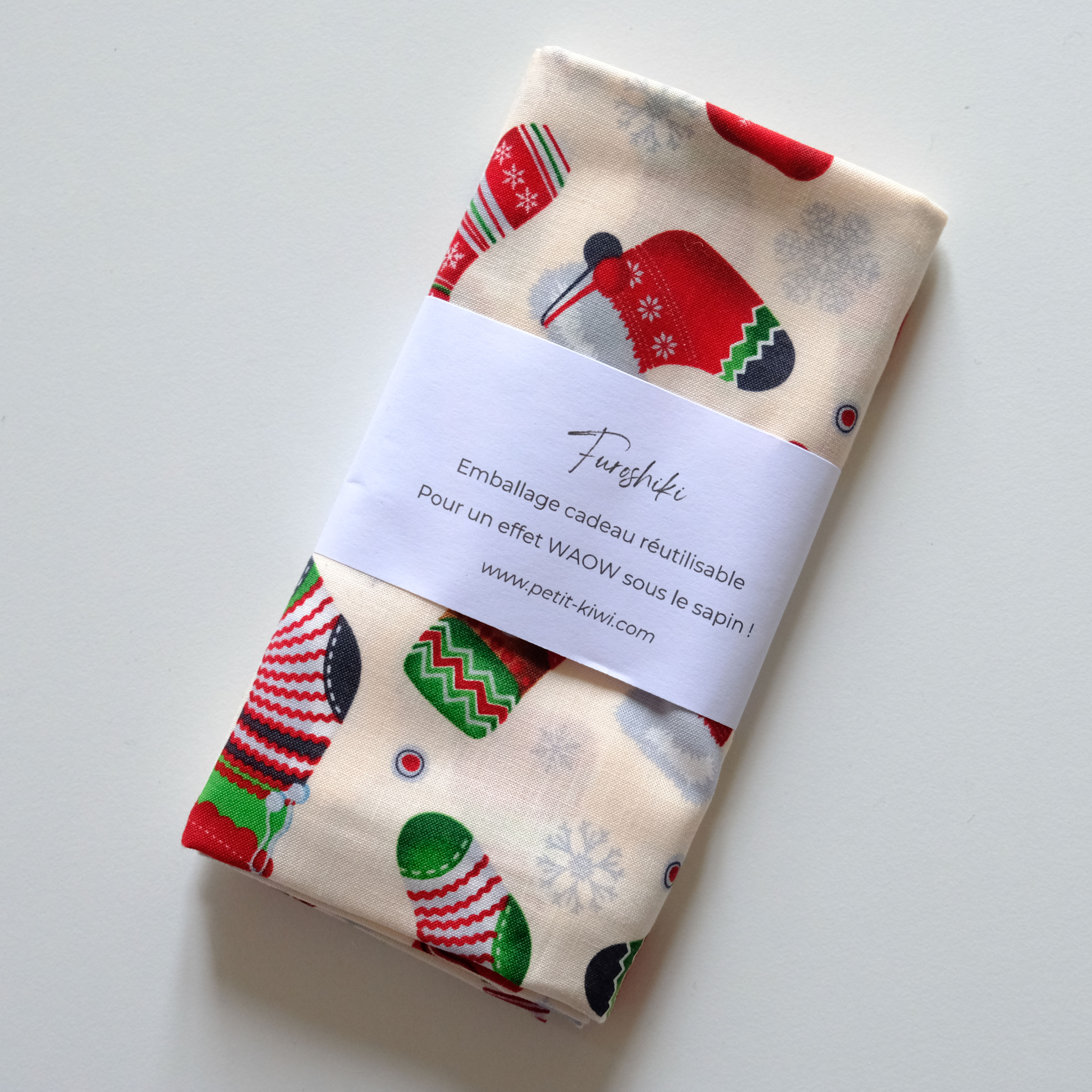 Furoshiki - Chaussettes de noël