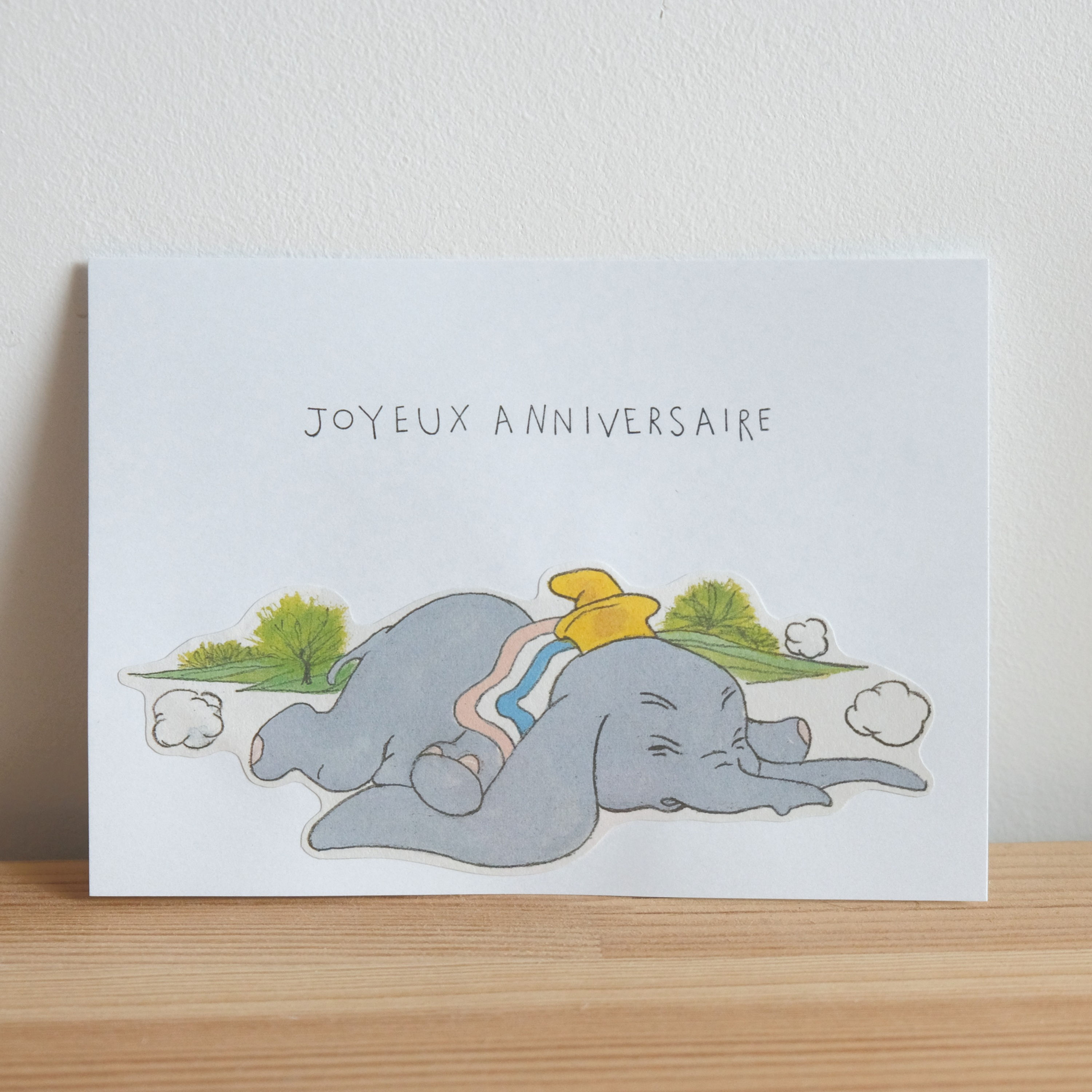 Carte d'anniversaire - Dumbo