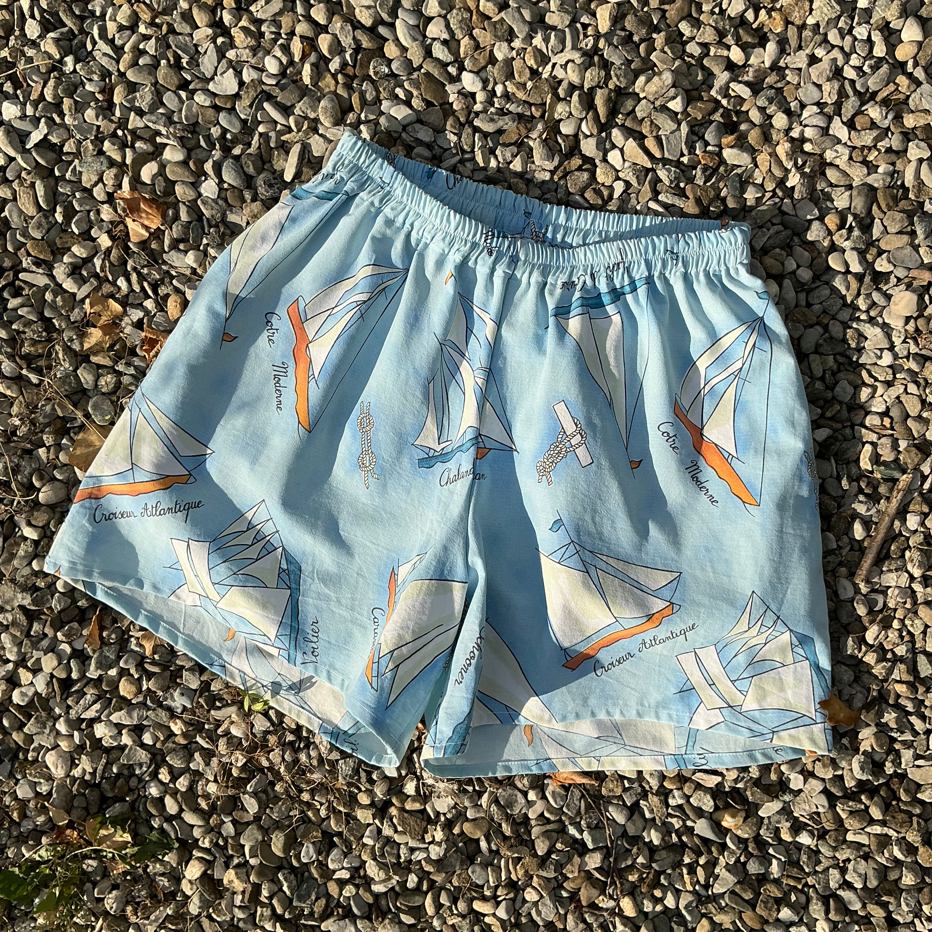 Short adulte - voiliers - aussi en matchy matchy