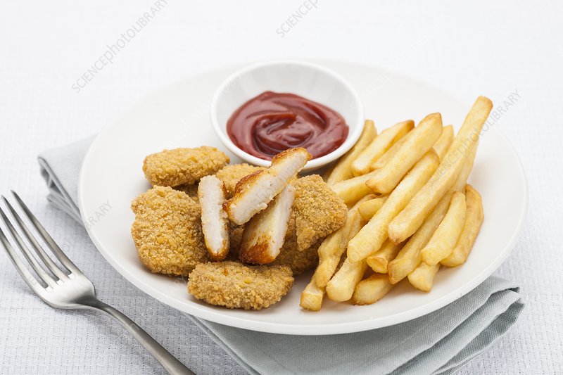 Arranged Food and Objects