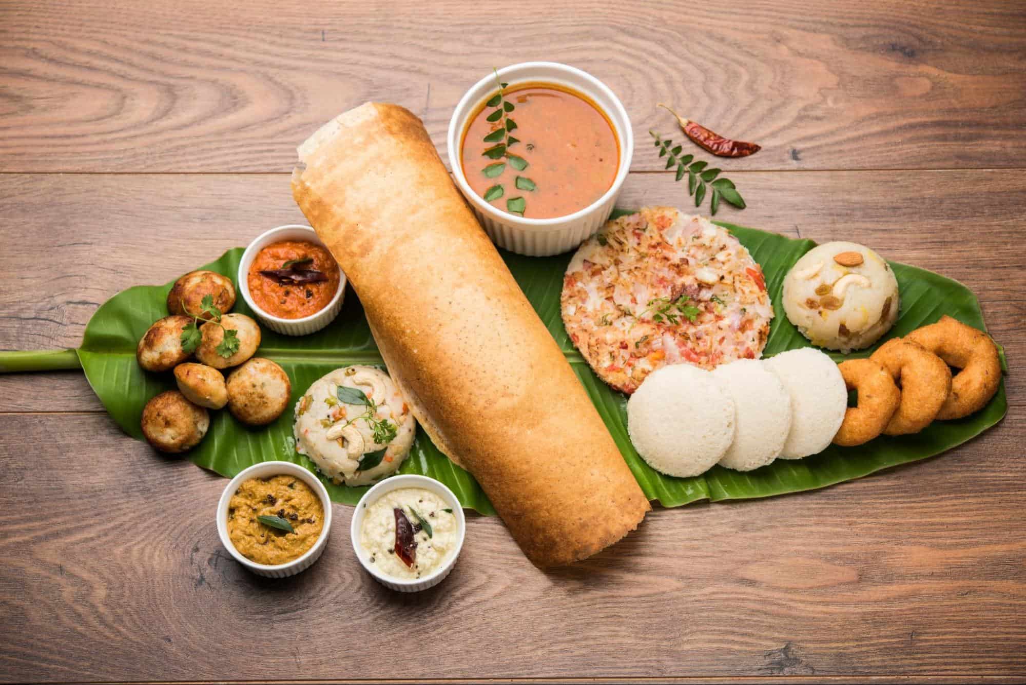 Arranged Food and Objects