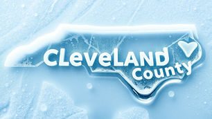 A map of NC covered in ice 