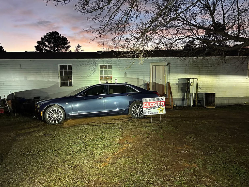 A drug house now closed