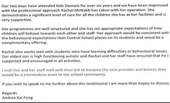 Kids Domain Before & After School Care Review