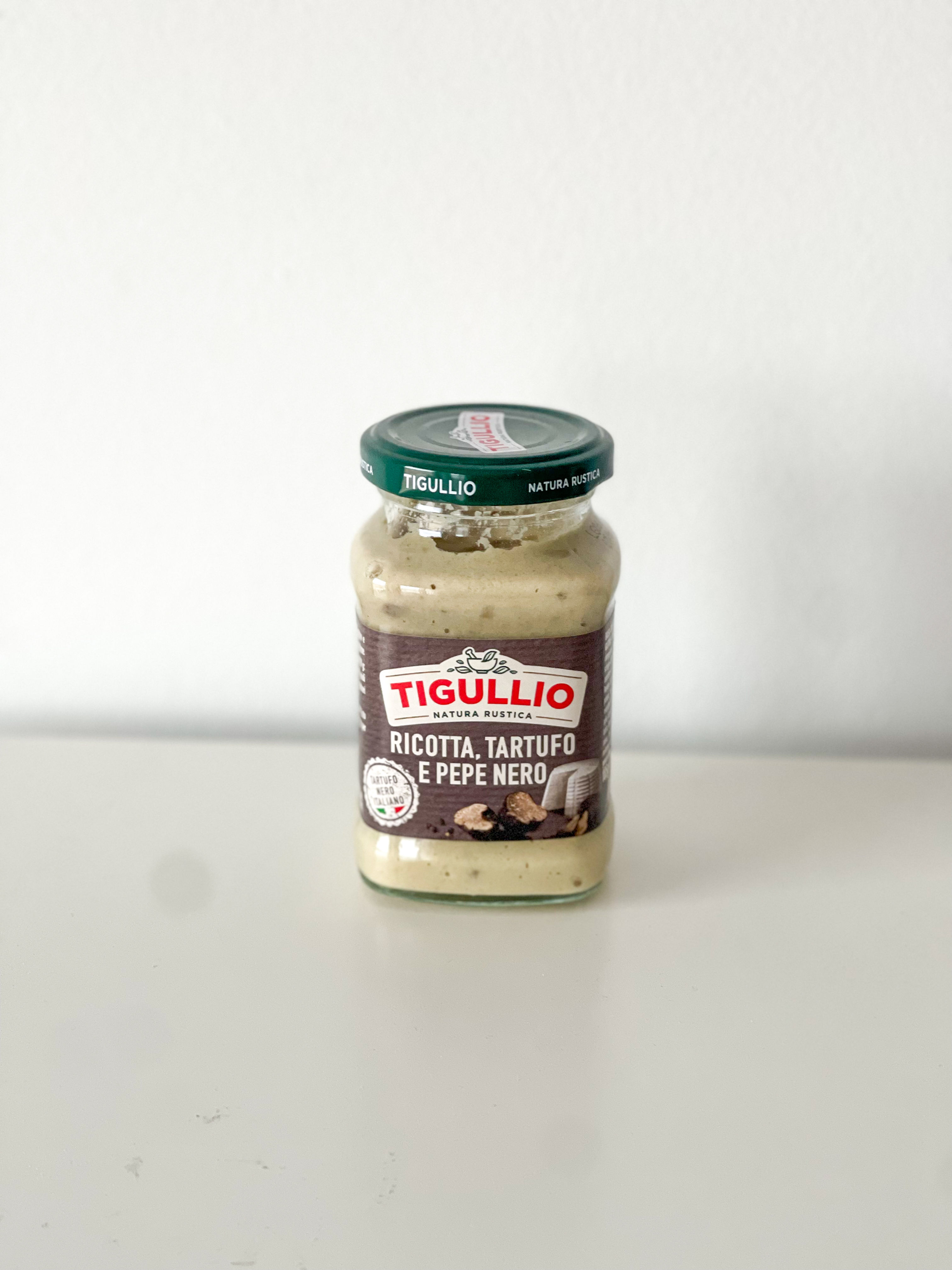 Pesto ricotta tartufo pepe nero