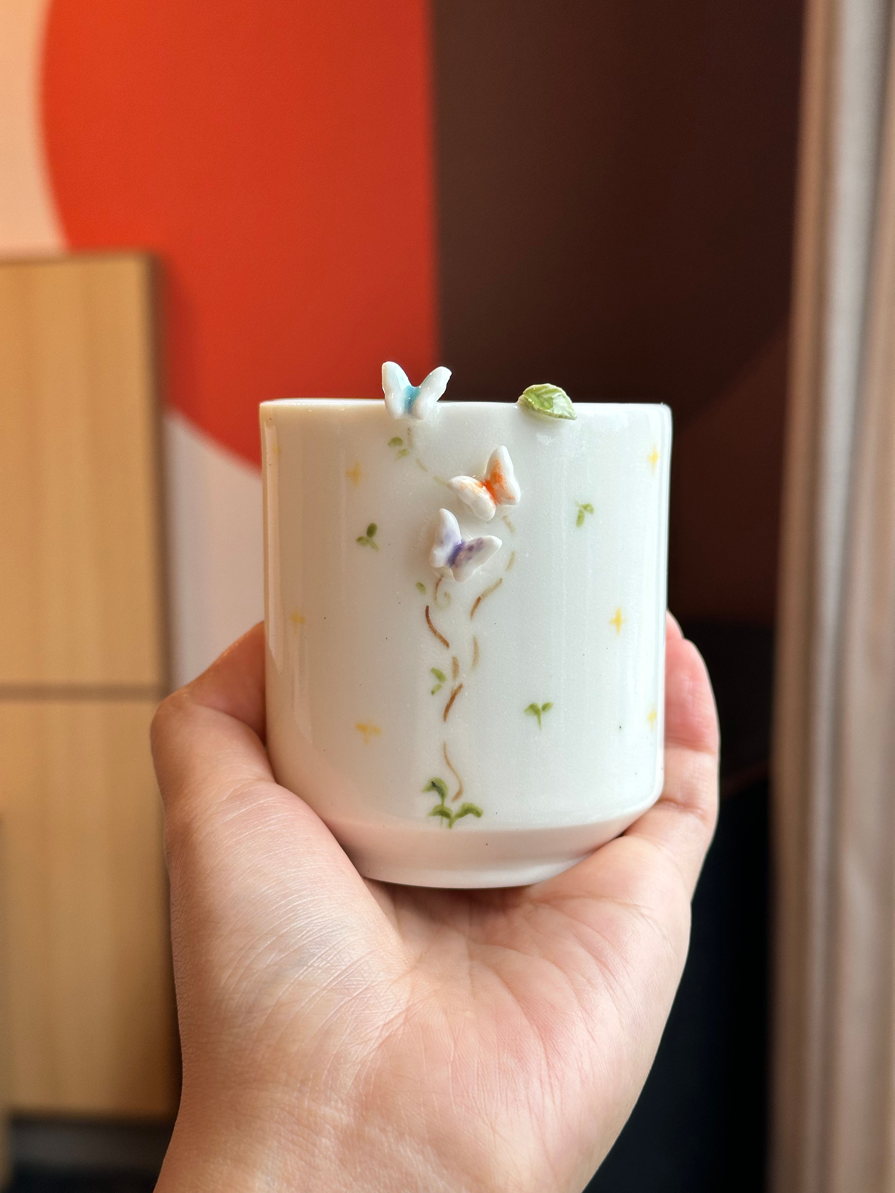 Daily Tea Cup |  Butterflies