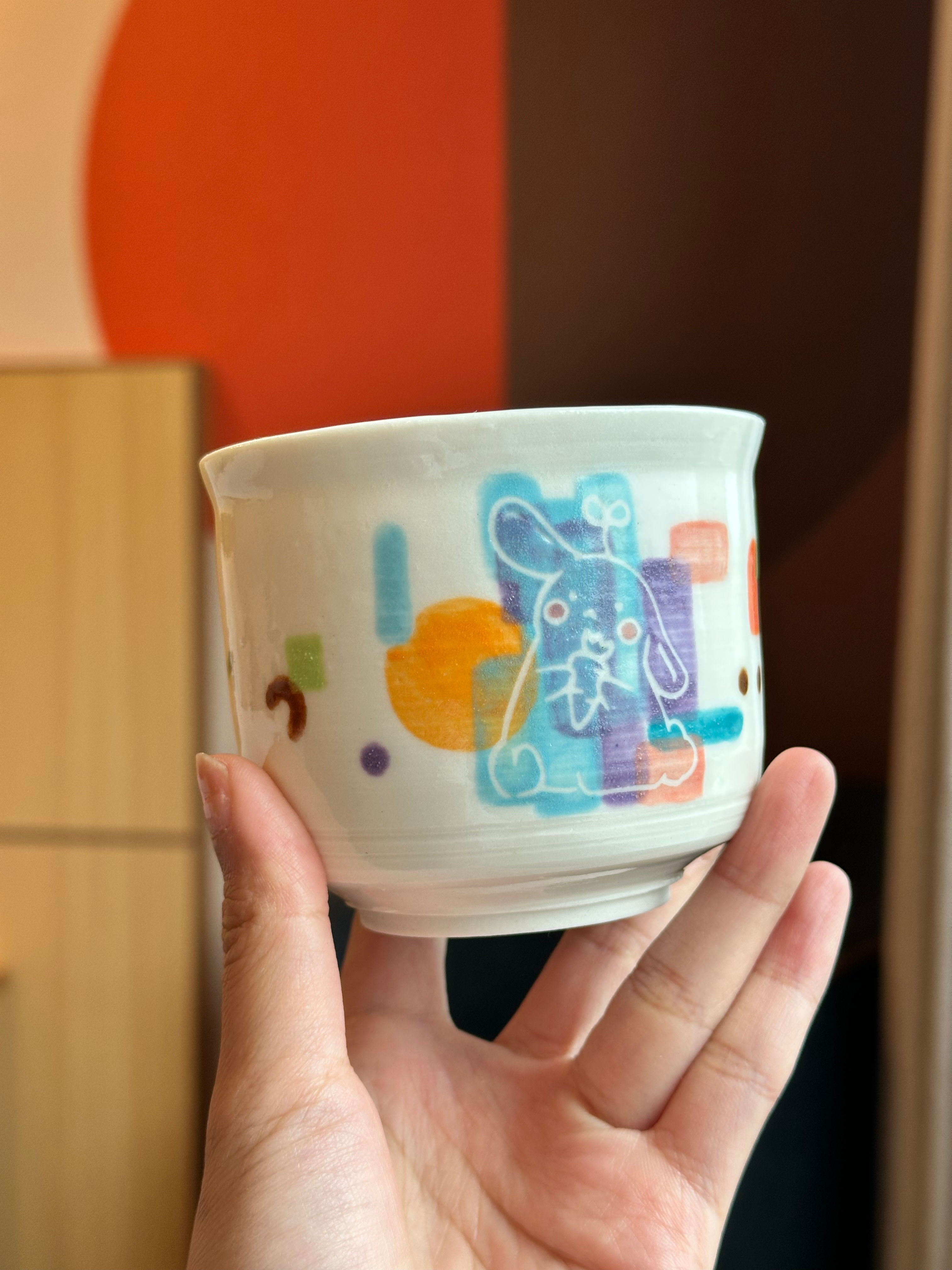 Artisan Cup | Decal - Abstract Mr. bun